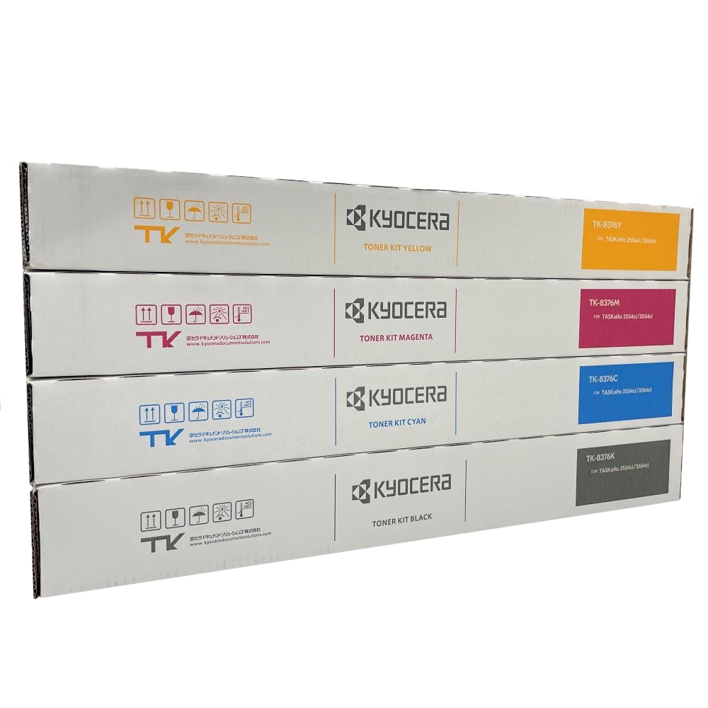 京セラ 純正トナーキット TK-8376C/TK-8376M/TK-8376Y/TK-8376K 4色