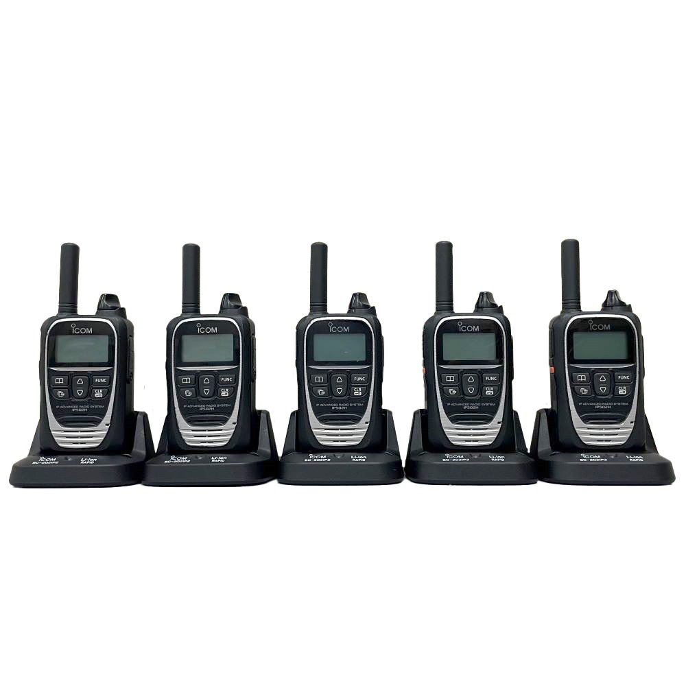Icom トランシーバー 5台セット ICOM IPトランシーバー IP502H 5台セット デュアルSIMモデル 同時通話