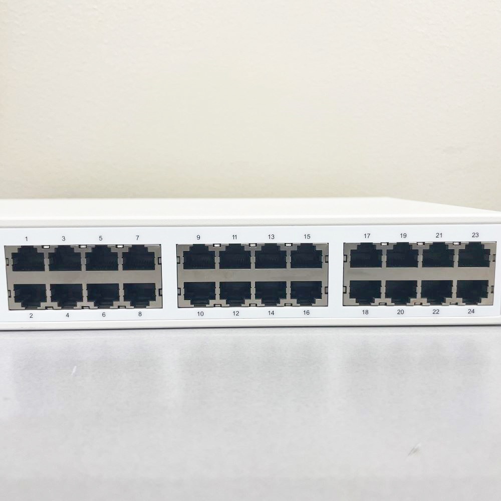 ���쥳�� �����ӥåȥ����å��󥰥ϥ� EHC-G24MN-HJW 24�ݡ��� �᥿������ �롼�׸��� �ͥåȥ�� Giga LAN Auto MDI/MDI-X 1000BASE-T�б� �Ÿ���¢ ������̵���ۡ���š�