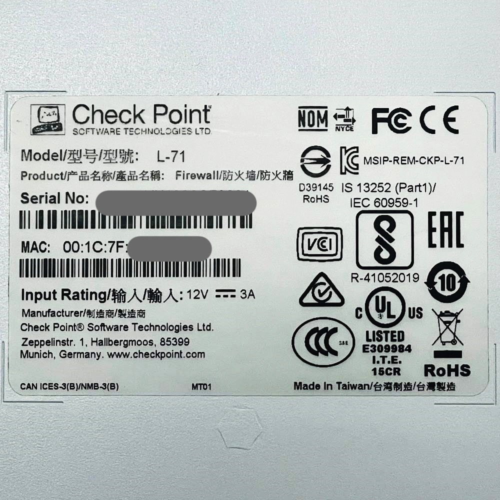 Software Technologies ���綼�Ҵ��� UTM Check Point L-71 �����к� �ͥåȥ�����ץ饤���� �����ȥ������������ƥ� ����������륹 ���ƥå� TM-BOX ������̵���ۡ���š�