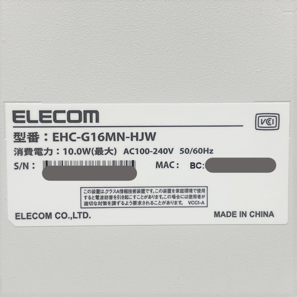 쥳 ӥåȥå󥰥ϥ EHC-G16MN-HJW 16ݡ ᥿ 롼׸ ͥåȥ Giga LAN Auto MDI/MDI-X 1000BASE-Tб Ÿ¢ ޥͥå ھդ̵ۡš