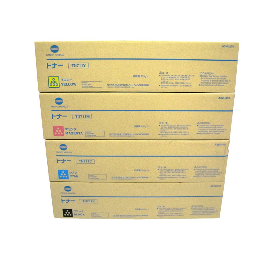 コニカミノルタ 純正トナー TN713 4本セット コニカミノルタ（KONICA MINOLTA） 【新品・4本セット】コニカミノルタ