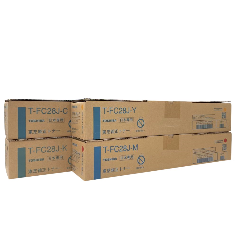 未使用 TOSHIBA/東芝 純正トナー T-FC28J K/Y/C/M 4色7本