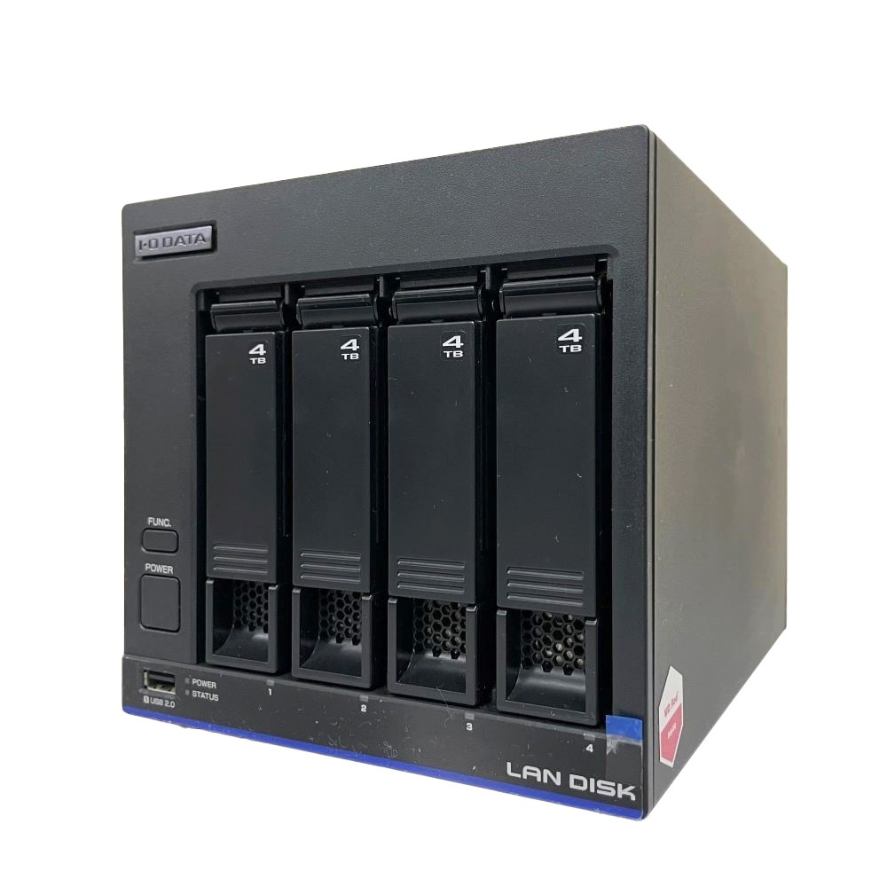 IO�ǡ��� NAS HDL4-X16 4�ɥ饤�� 16TB Linux�١���OS��� ˡ�͸��� ���������ǡ��� ��ͭ�ե����� ��ĥ�ܥ�塼�� RAID ������̵���ۡ���š�