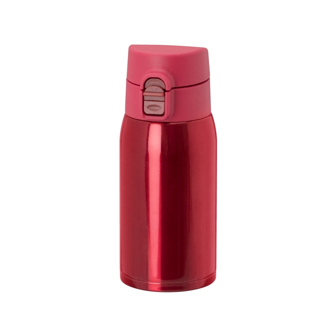 軽量ワンタッチボトル 直飲み 350ml レッド AIW-350RD