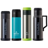TEMPEAK（テンピーク）超保温ボトル 国内最高レベルの保温力 コップ付き 530ml 750ml 900ml 1200ml ブラック シルバーグリーン ターコイズATPB