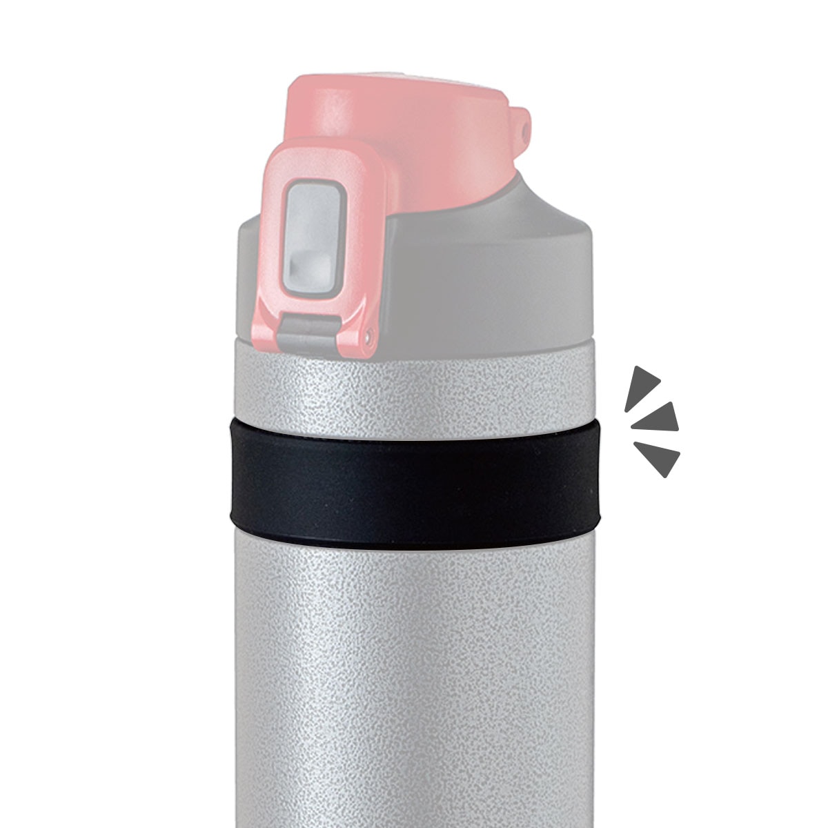 キズに強い ワーカーズボトル1L用 上部滑り止めカバー ADWB-JC