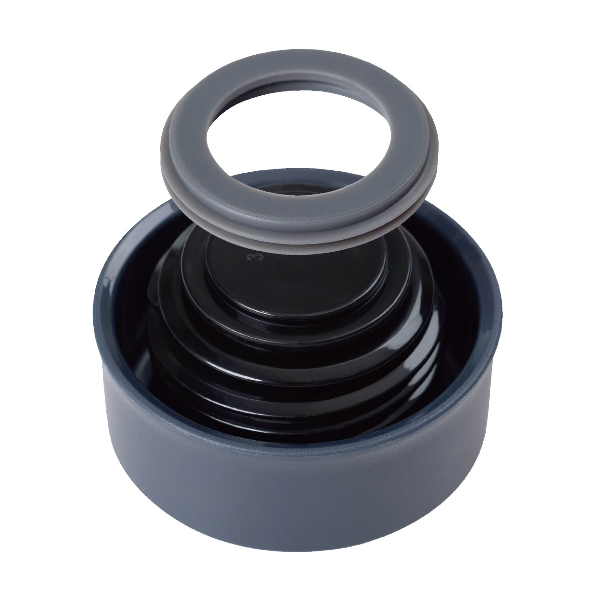 TEMPEAK（テンピーク）超保温スクリューマグボトルボトル用 ふた一式 ネイビー ATPBS-NV