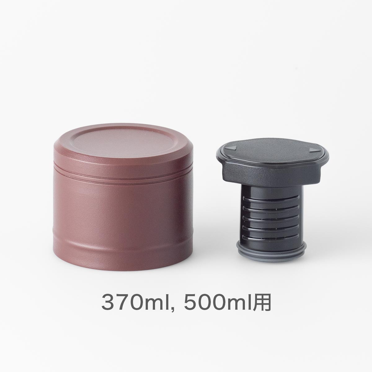 TEMPEAK LIGHT （テンピークライト） 超保温軽量ボトル 370ml 500mlバーガンディ用 ふた一式（コップ,中栓） ATPBL-CS-BGD