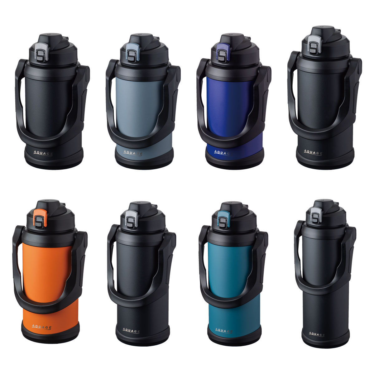 AQUAGE（アクアージュ）ダイレクトスポーツボトル 軽量 直飲み ポーチ