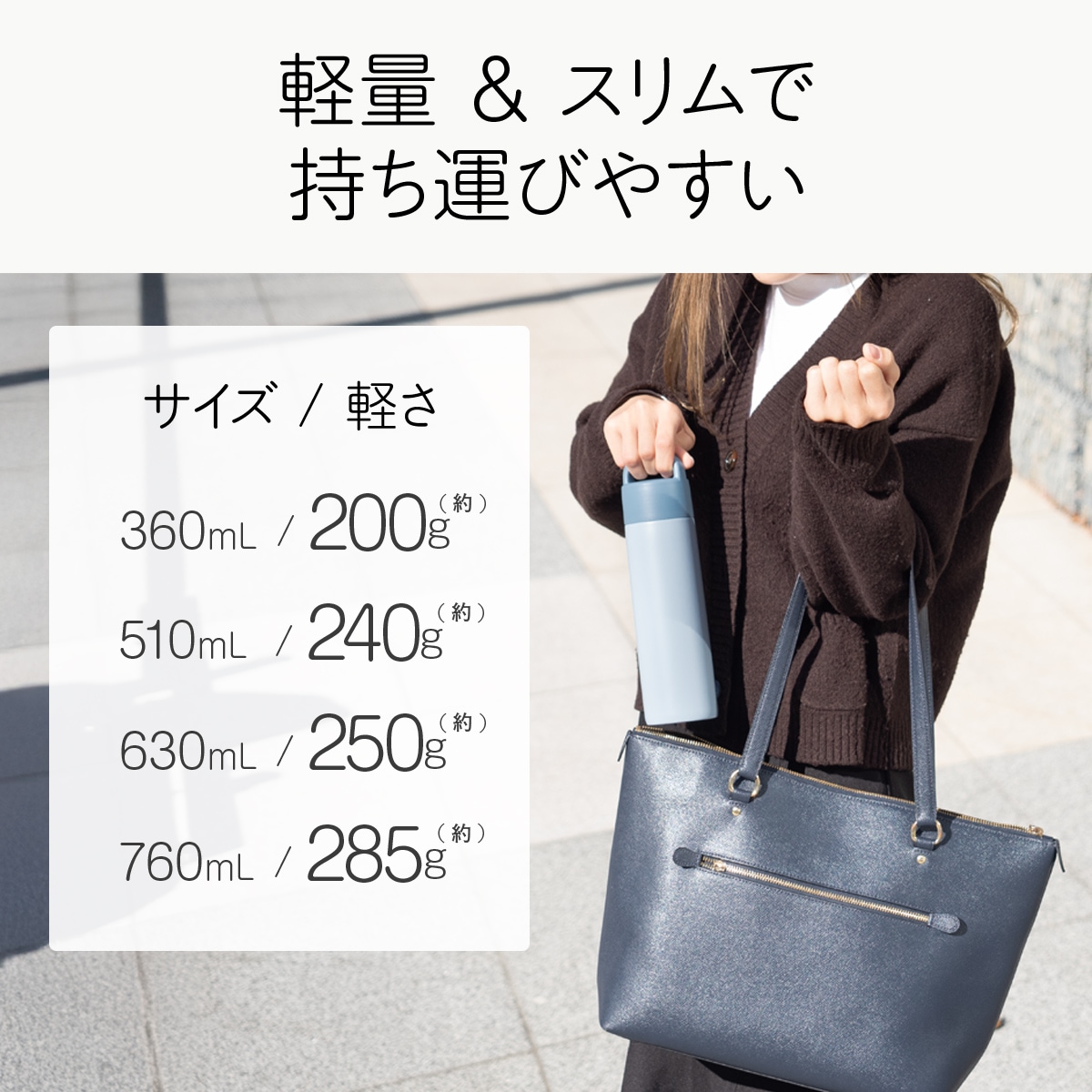 Basic Products ベーシックプロダクツ ハンドル付きスクリューボトル 360ml 510ml 630ml 760ml AHSシリーズ