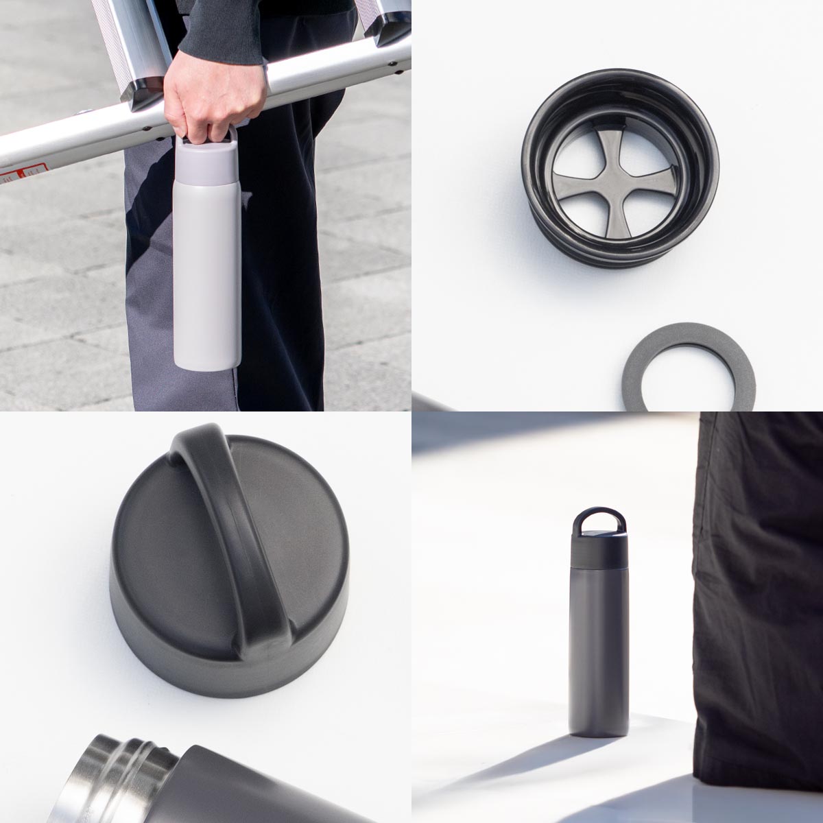 Basic Products ベーシックプロダクツ ハンドル付きスクリューボトル 360ml 510ml 630ml 760ml AHSシリーズ