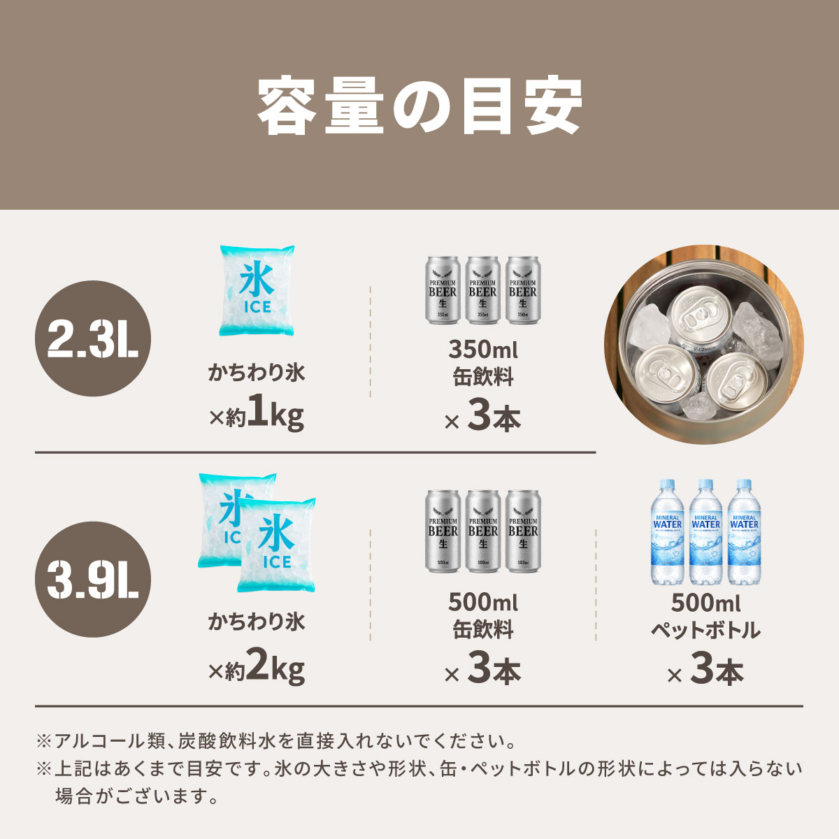 WENS PRODUCTS（ウェンズプロダクツ） ワイドジャグボトル 大容量 2.3L  3.9L AWJB-Aシリーズ
