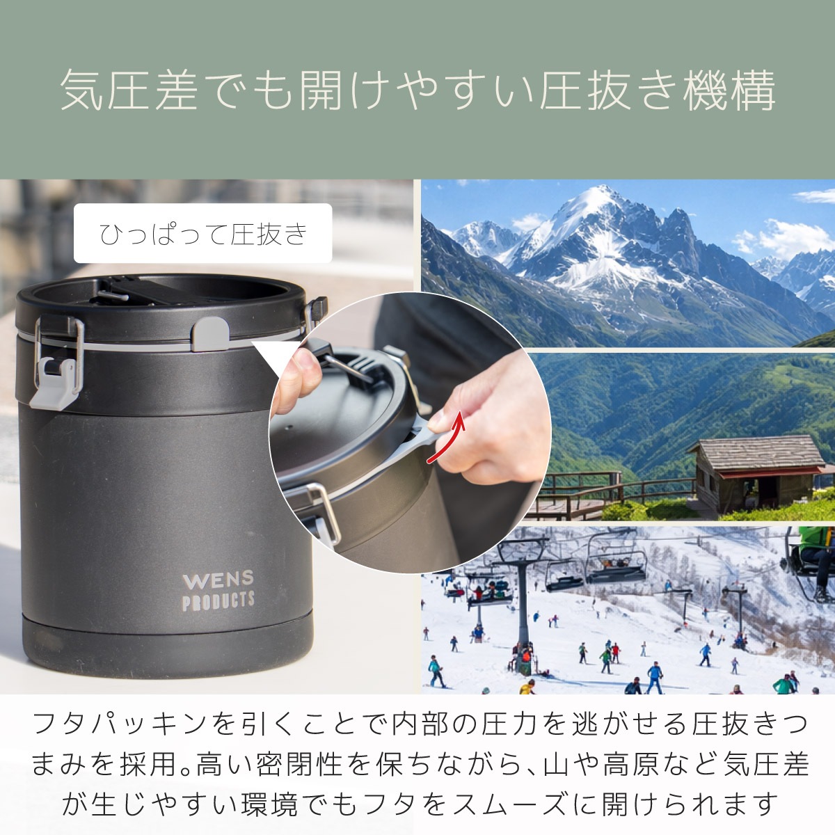 WENS PRODUCTS（ウェンズプロダクツ）アイスコンテナ 大容量 2.6L  4.0L AWJB-Bシリーズ