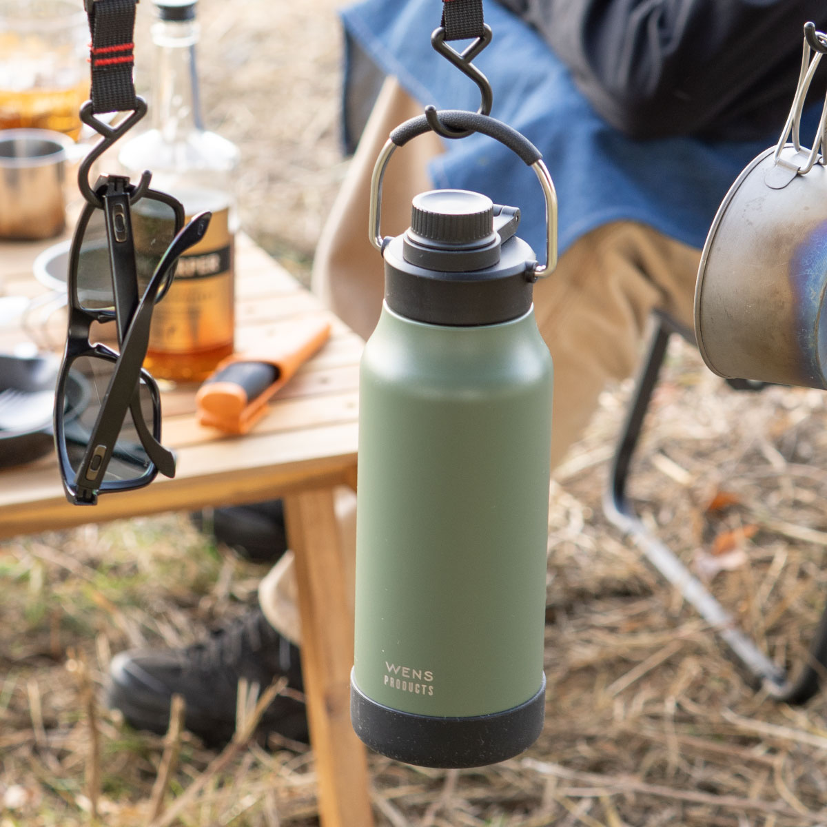 WENS PRODUCTS（ウェンズプロダクツ） ハンドル付きダイレクトボトル 600mL 1.0L 1.2L ADHB-Bシリーズ