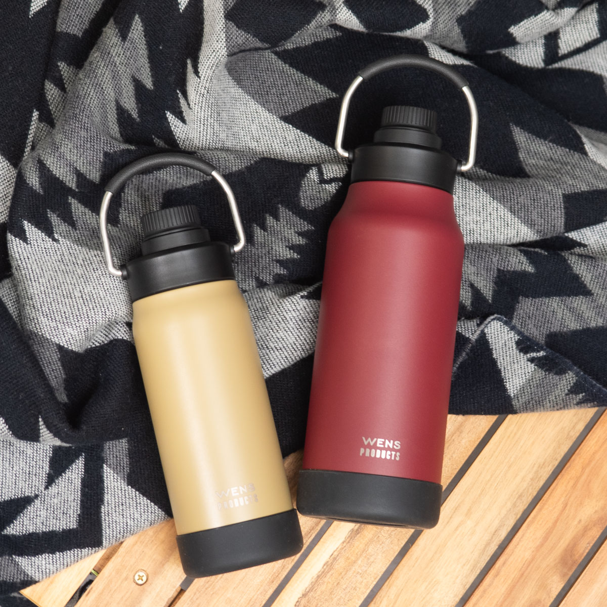 WENS PRODUCTS（ウェンズプロダクツ） ハンドル付きダイレクトボトル 600mL 1.0L 1.2L ADHB-Bシリーズ