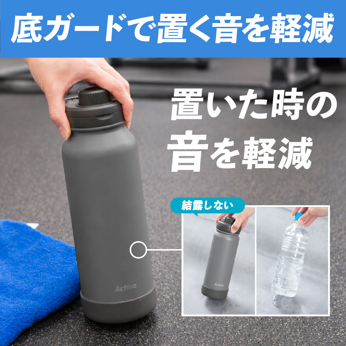 Activa(アクティバ) ハンドル付きダイレクトボトル 590mL 1.0L 1.2L ADHB-Aシリーズ