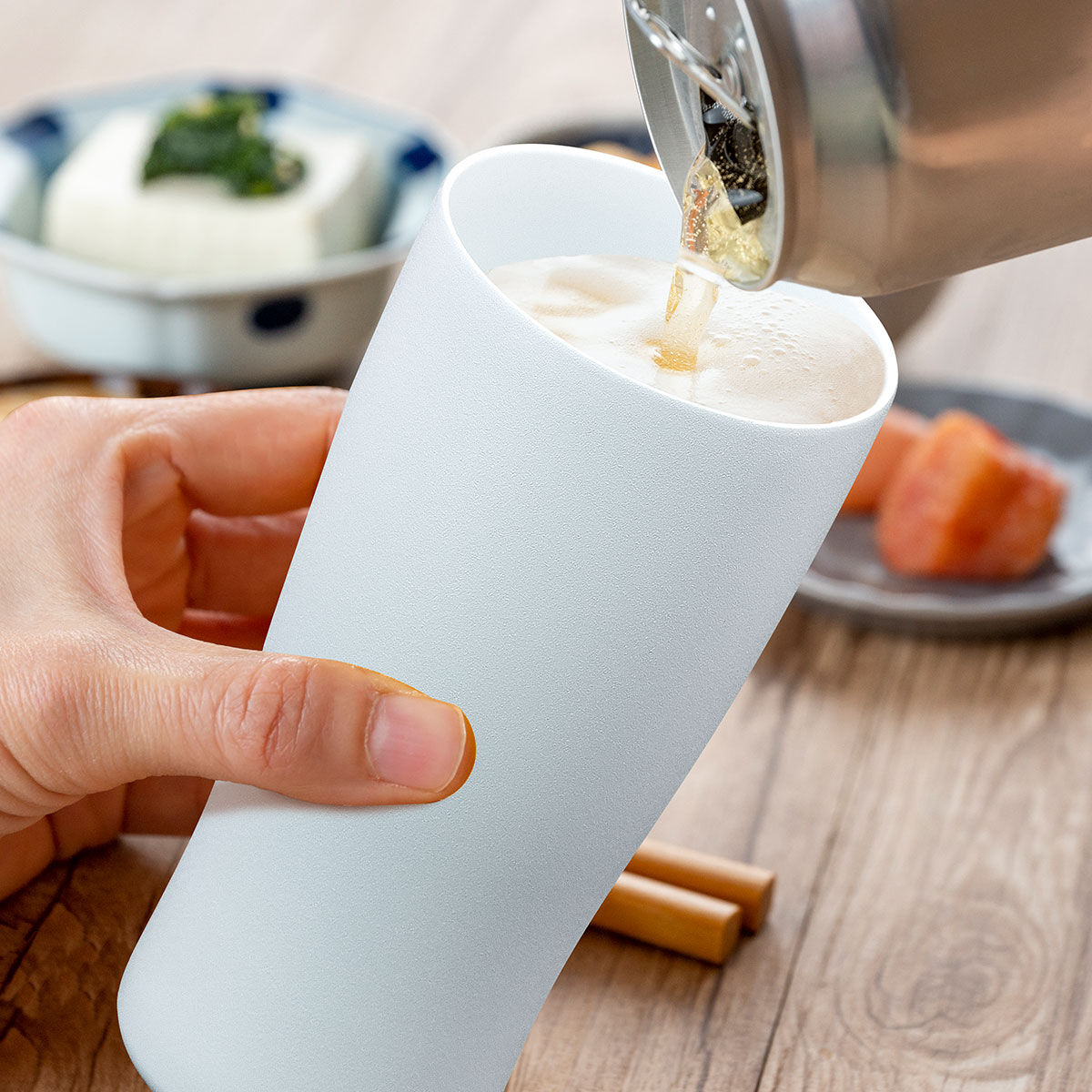 Sinqs（シンクス） セラミック塗装 ステンレスタンブラー スライドフタセット なめらか飲み口 430ml ASTC-430-ALID-C-SET