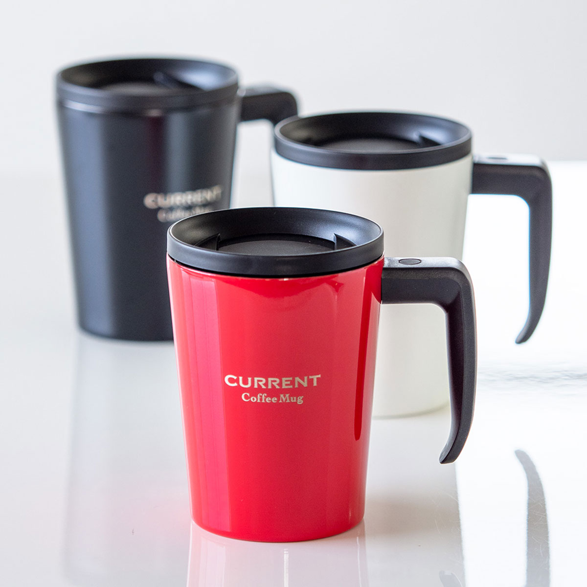 CafeLink（カフェリンク）カレント・ふた付きコーヒーマグカップ