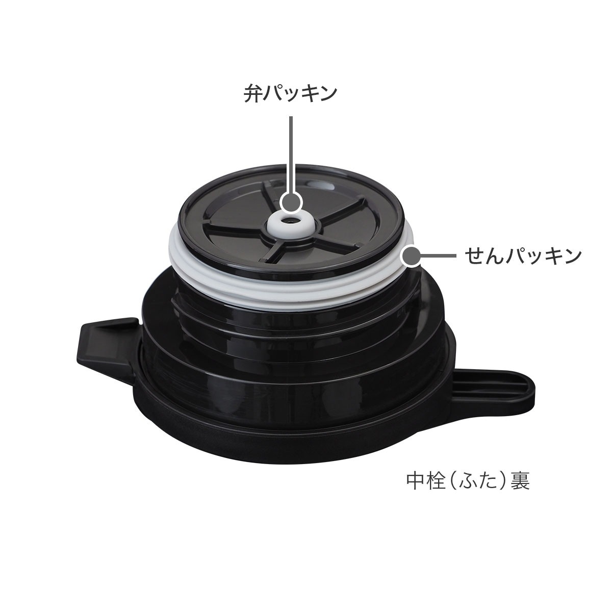 VARIUS（バリウス）超軽量コンパクトステンレスポット（AVTP）／CafeLink（カフェリンク）コーヒーサーバー（ACS-03）用 弁パッキン AVTP-BP