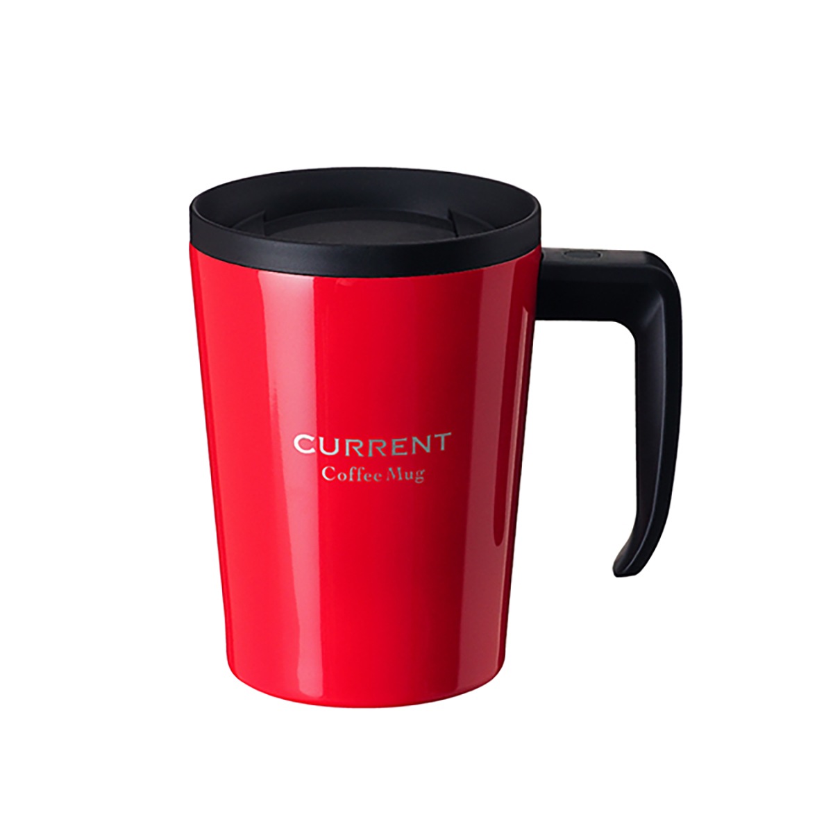 CafeLink(カフェリンク)カレント・ふた付きコーヒーマグカップ 330ml レッド ASM-330RD
