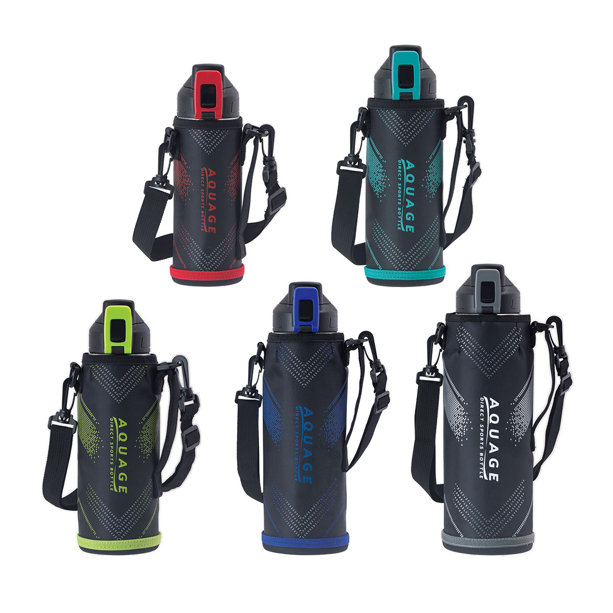 AQUAGE（アクアージュ）ダイレクトスポーツボトル 600mL 800mL 1000mL 1500mL 2000mL ADBT-02Sシリーズ