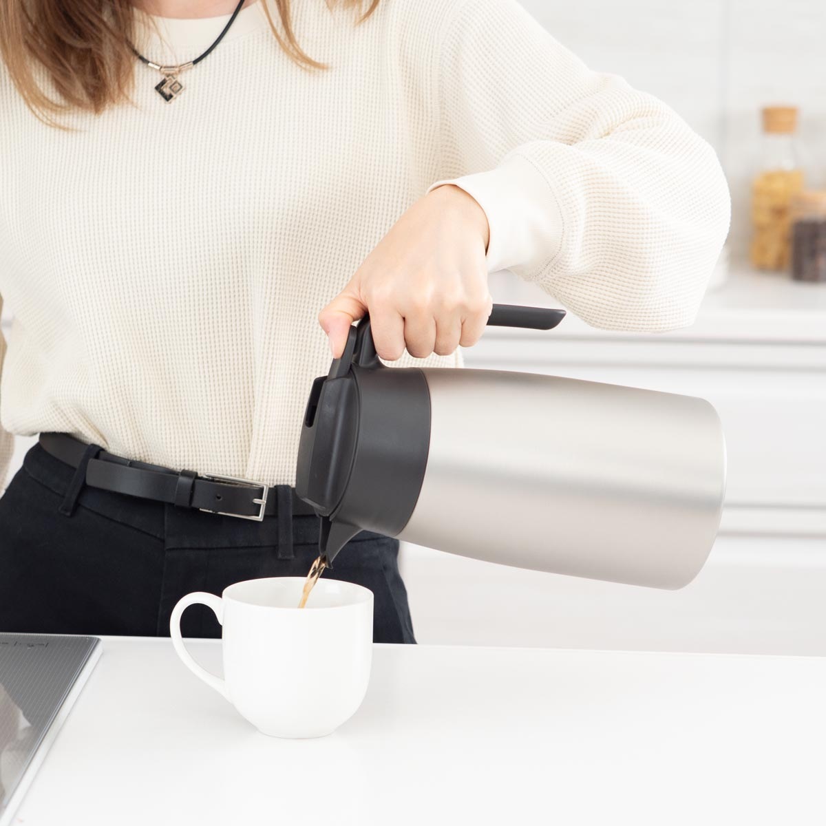 VARIUS（バリウス）超軽量コンパクトステンレスポット フタが分解して洗える 800mL 1100mL 1600mL 2100mL AVTP-05