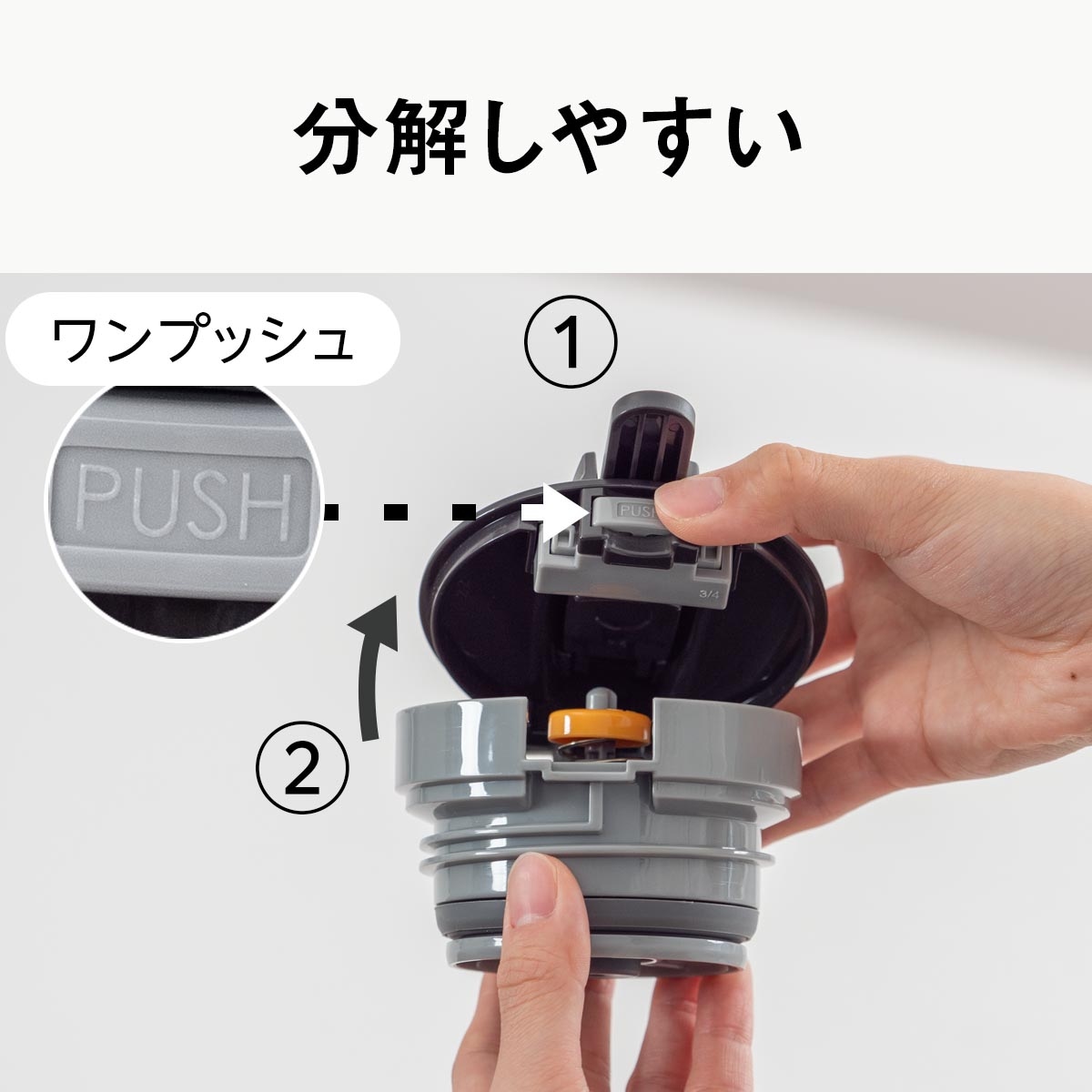 VARIUS（バリウス）超軽量コンパクトステンレスポット フタが分解して洗える 800mL 1100mL 1600mL 2100mL AVTP-05