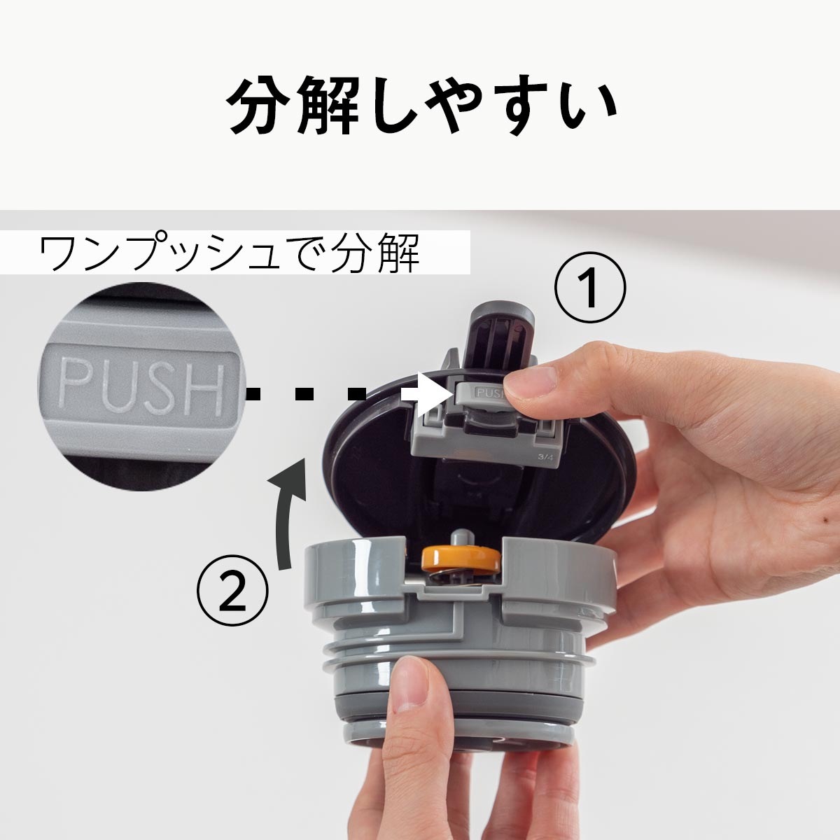 VARIUS（バリウス）超軽量コンパクトステンレスポット フタが分解して洗える 800mL 1100mL 1600mL 2100mL AVTP-05