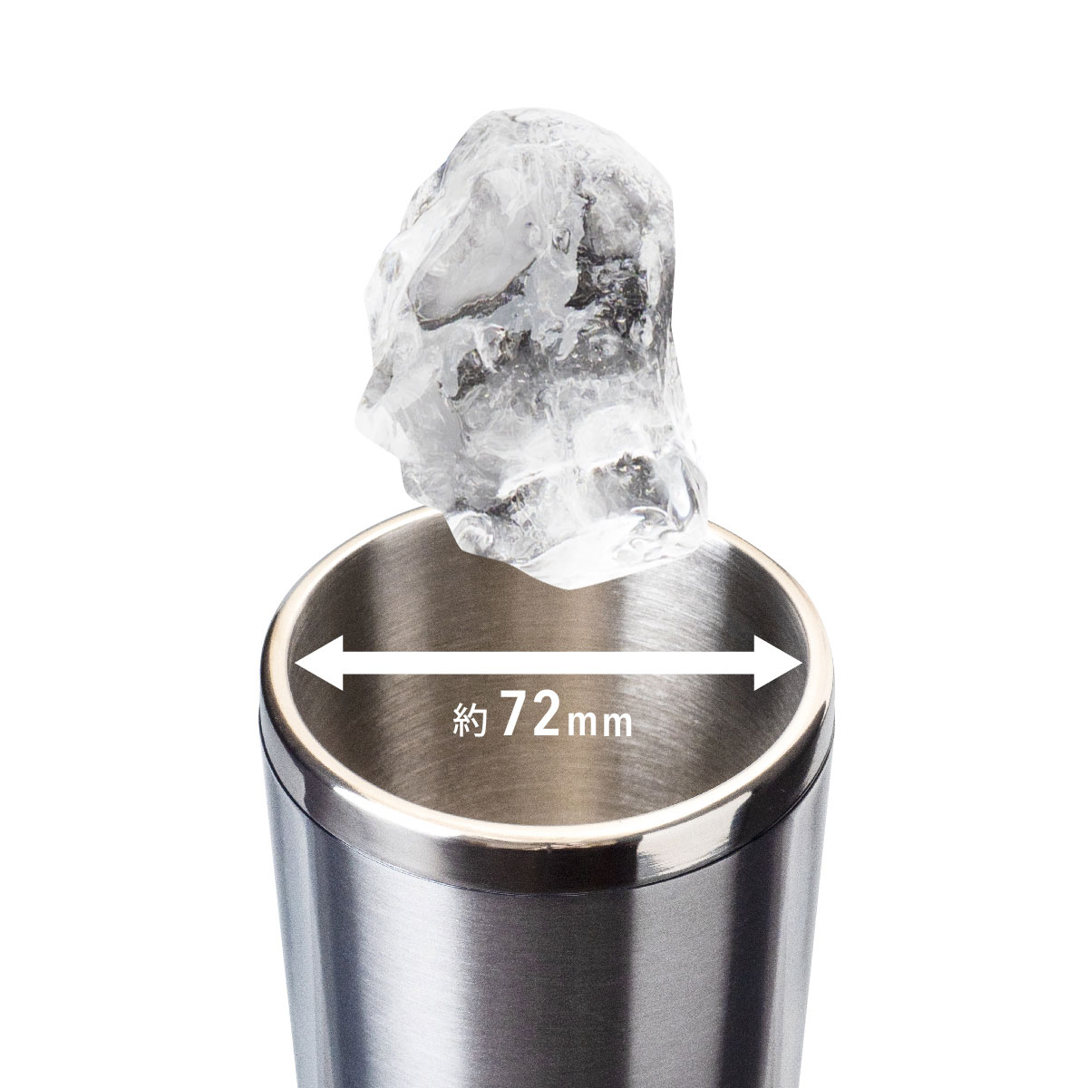 好きな絵柄の台紙が入る ふた付き中空ステンレスタンブラー 370ml レッド ACT-370RD
