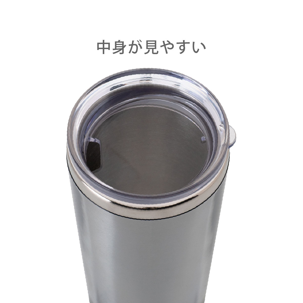 好きな絵柄の台紙が入る ふた付き中空ステンレスタンブラー 370ml レッド ACT-370RD