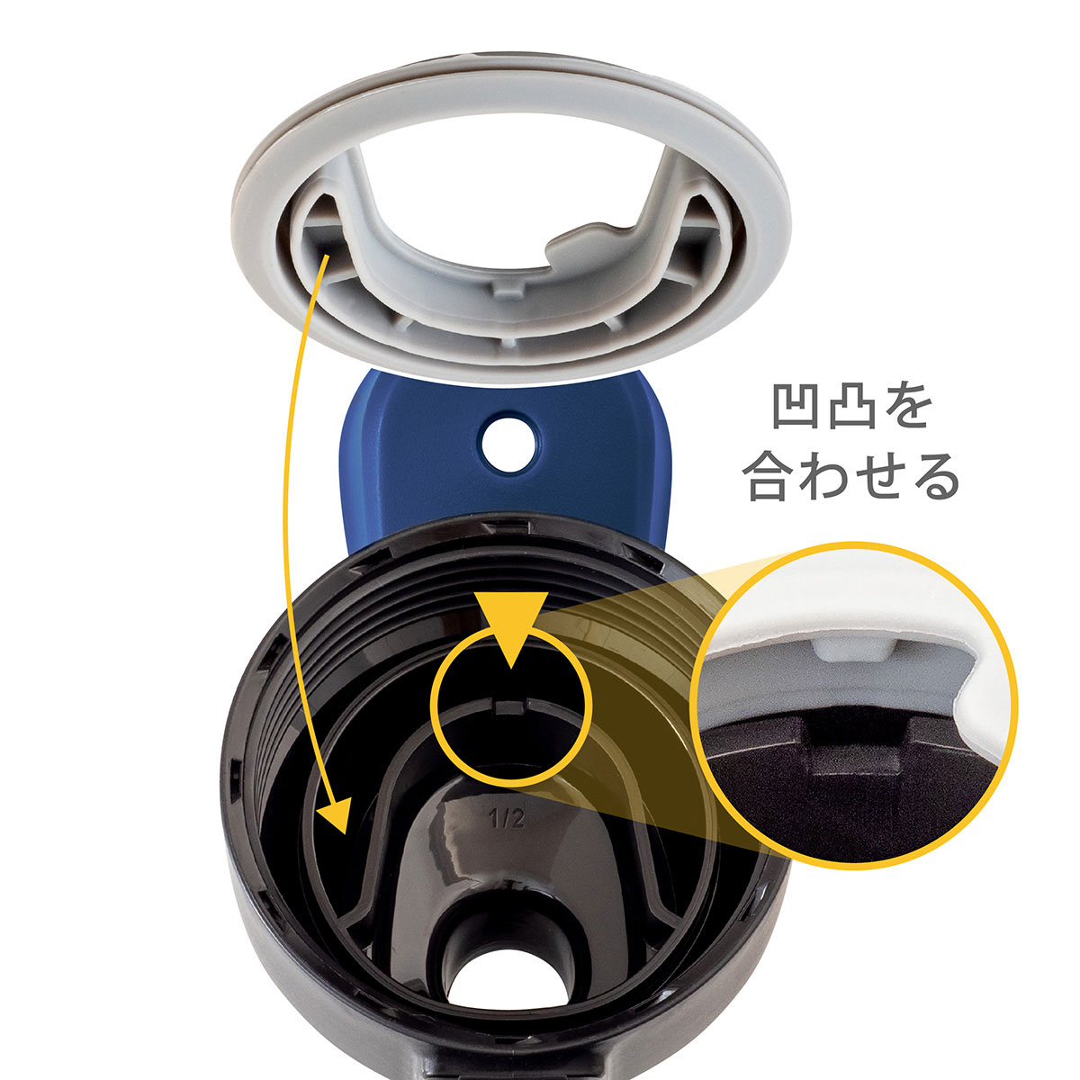 キズに強い ワーカーズボトル1L用 せんパッキン ADWB-BSP