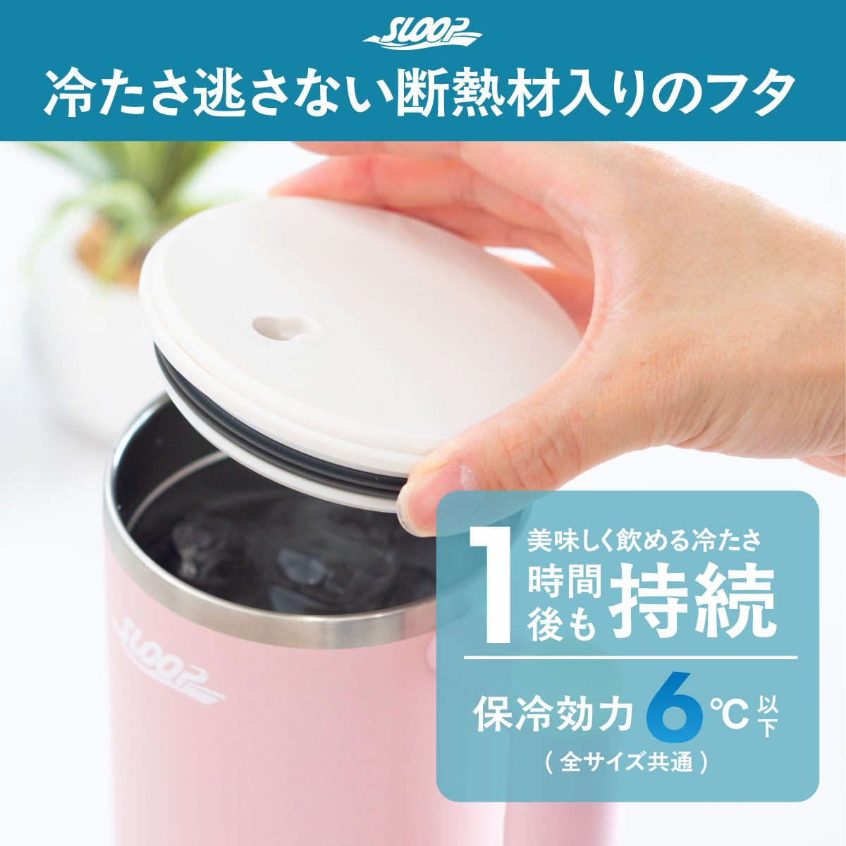 SLOOP（スループ）大容量ストロータンブラー  800ml 950ml 1150ml AQSTシリーズ