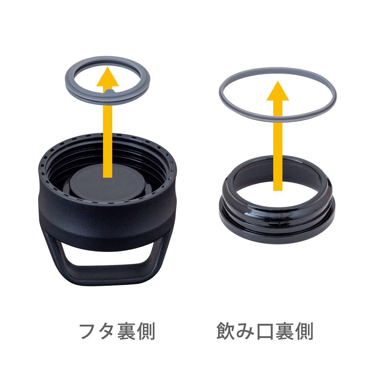 CafeLink（カフェリンク）カレント・取手付真空コーヒーマグボトル 350ml レッド ACN-353RD