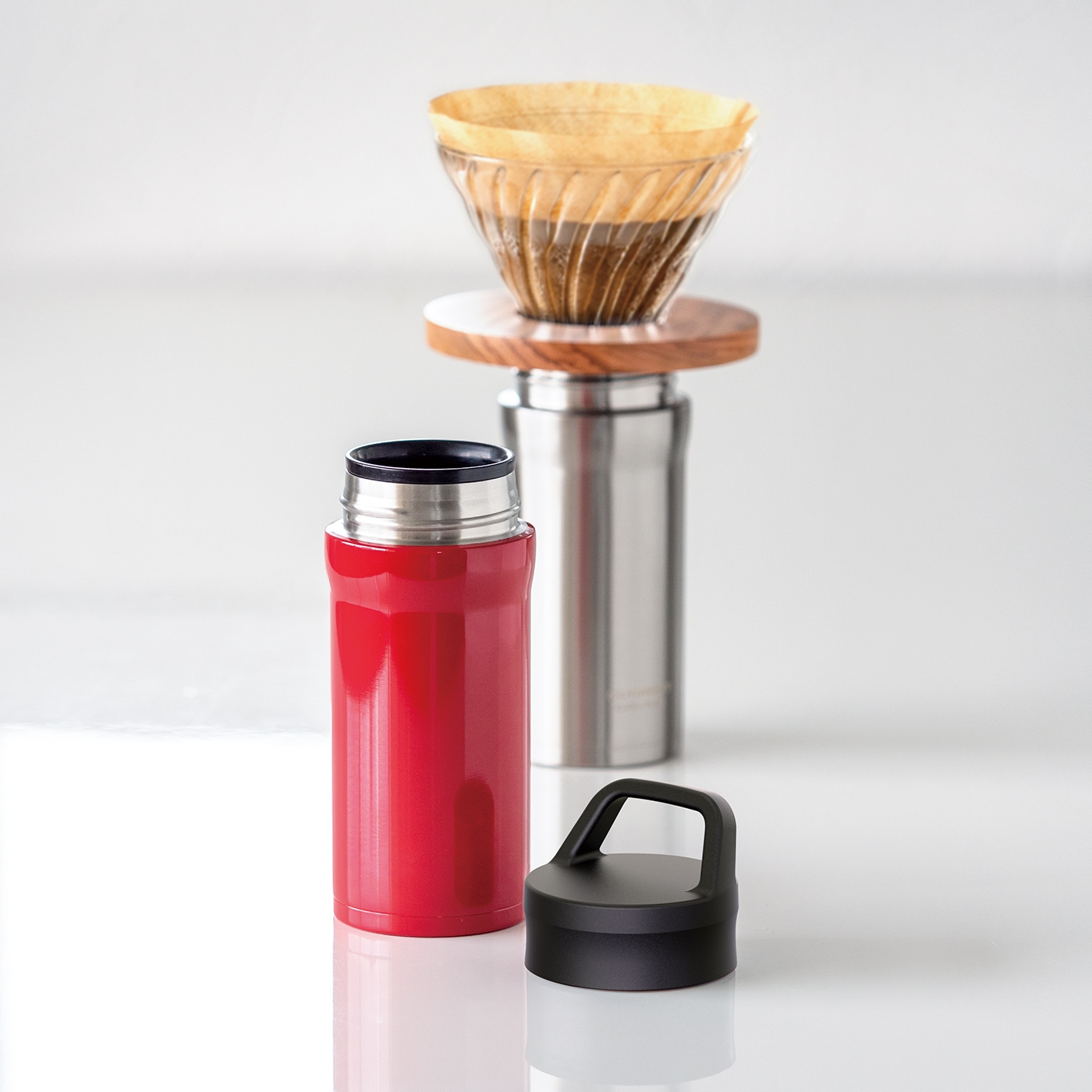 CafeLink（カフェリンク）カレント・取手付真空コーヒーマグボトル