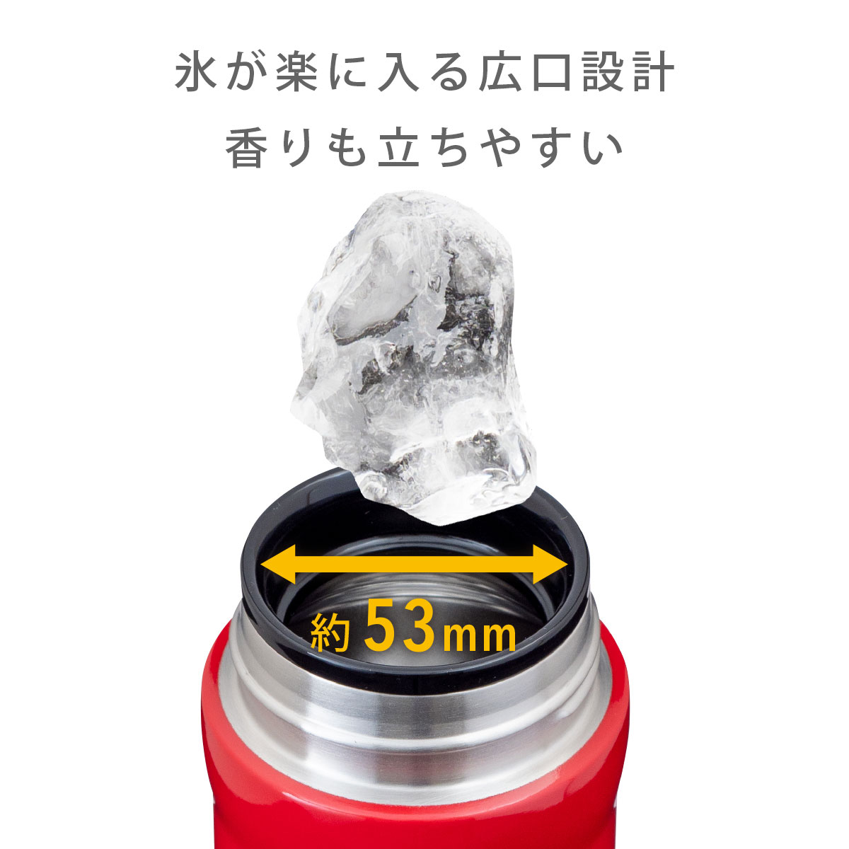 CafeLink（カフェリンク）カレント・取手付真空コーヒーマグボトル 350ml レッド ACN-353RD