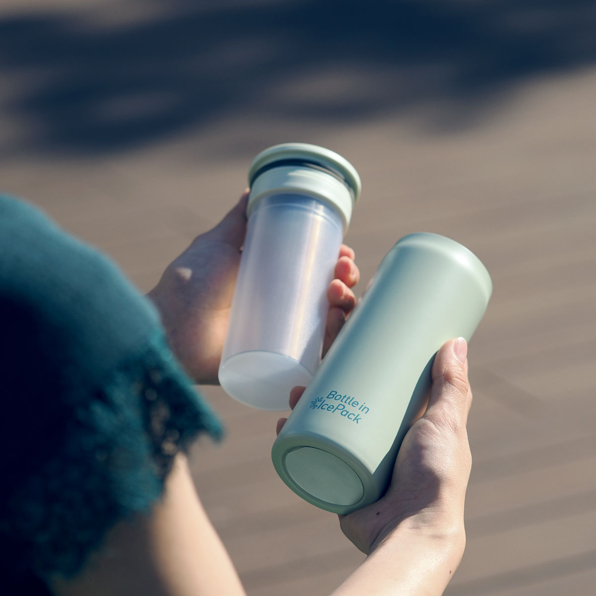 Bottle in Ice Pack（ボトルインアイスパック）氷のう ミニサイズ　ラージサイズ　2Pセット　AICPシリーズ