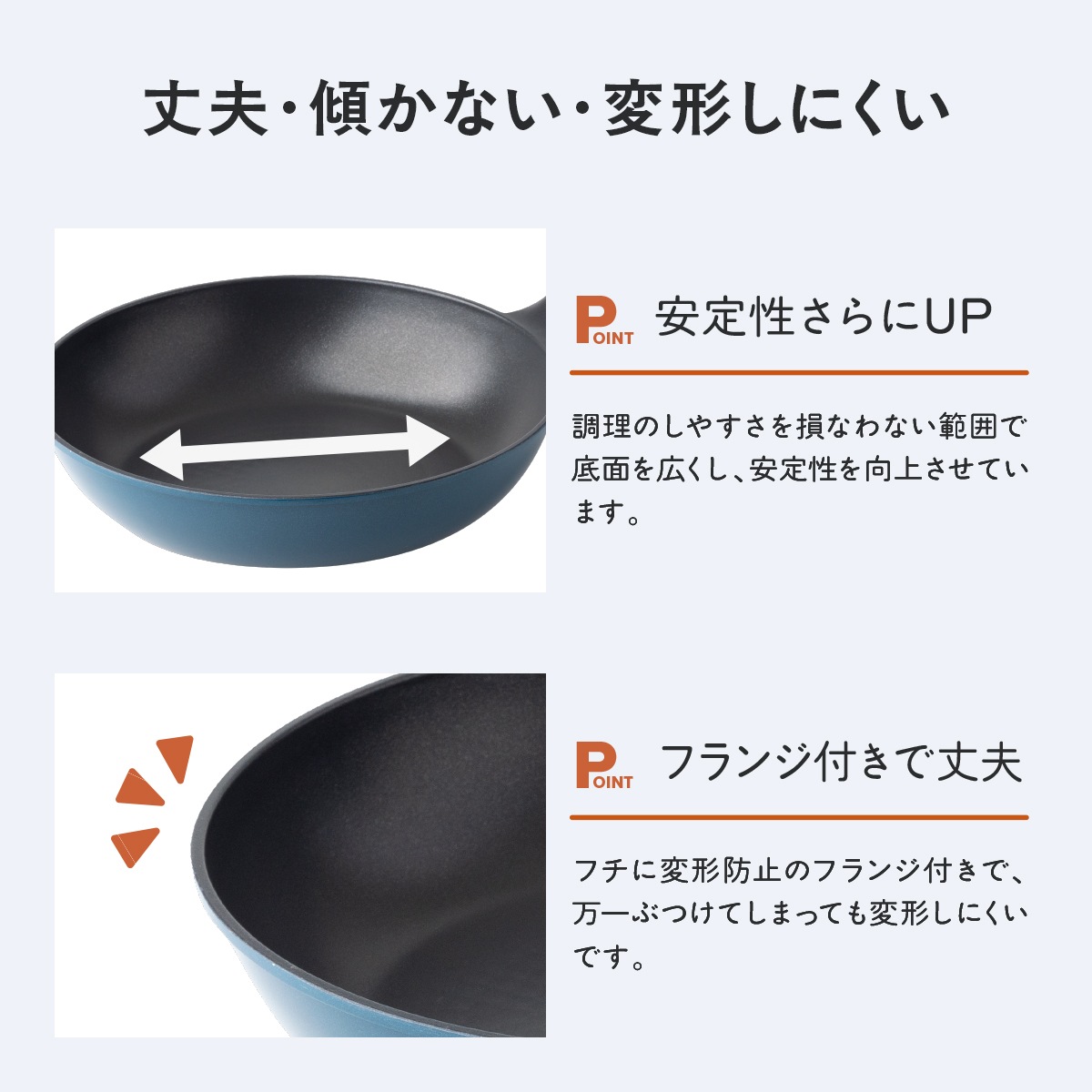 Vilight(ヴィライト) 超軽量フライパン IH ガス火 平型 深型 超深型 卵焼き型 セパレート型 20cm〜30cm