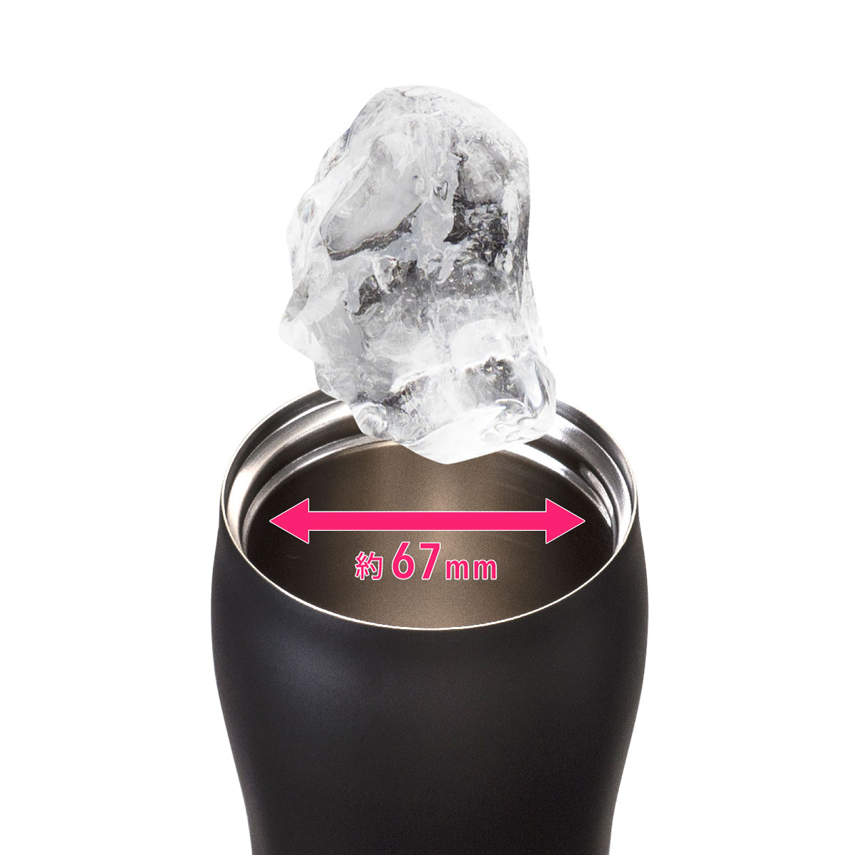 CafeLink（カフェリンク）ふた付きコーヒータンブラー シルバー 350ml AFTZ-350SV