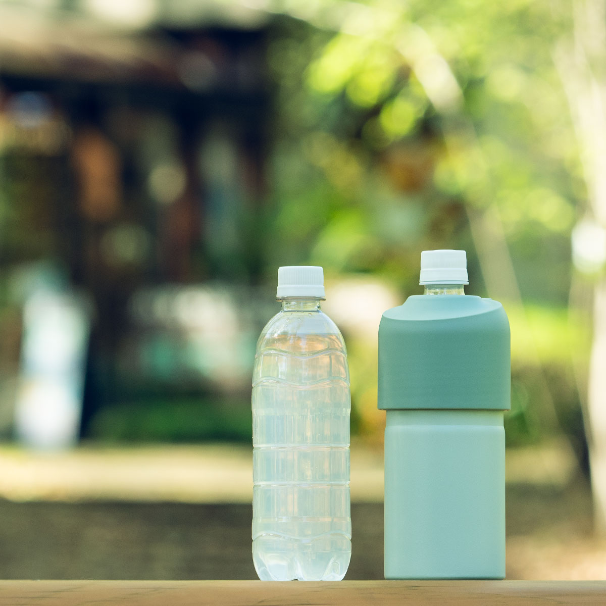 ケース販売 12個/24個入り BOTTLE in BOTTLE（ボトルインボトル）グラデーション ペットボトルホルダー Eタイプ ハンドル付き ABIB-EG-CASE