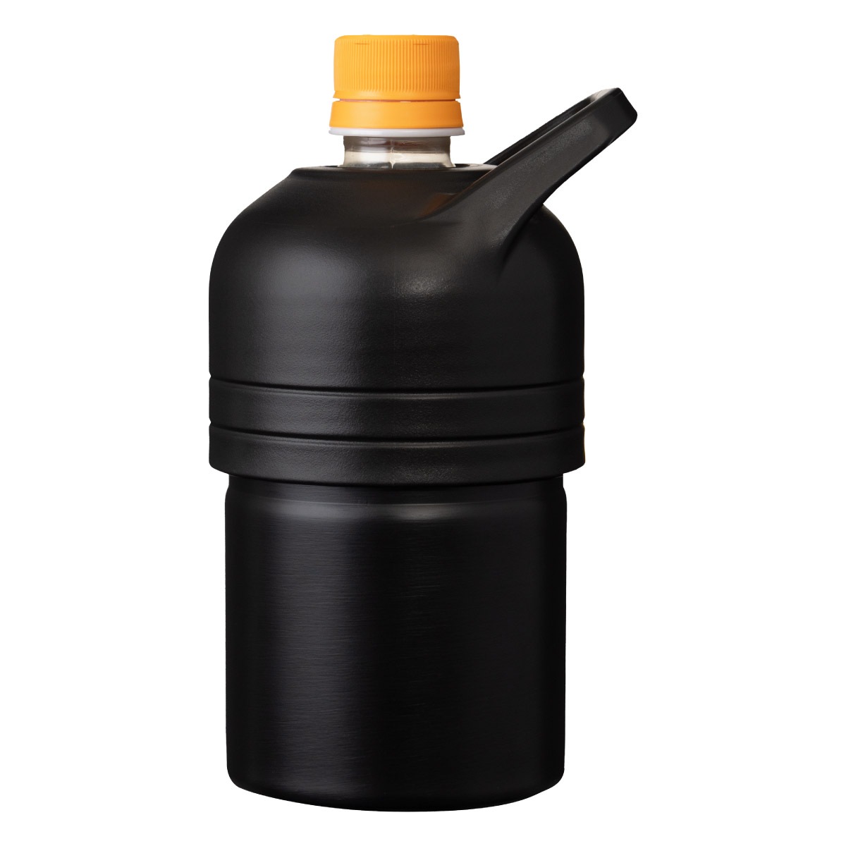 ケース販売 BOTTLE in BOTTLE(ボトルインボトル)ペットボトルホルダー 保温用 Fタイプ 持ち手付き アイボリー ABIB-FIV24P