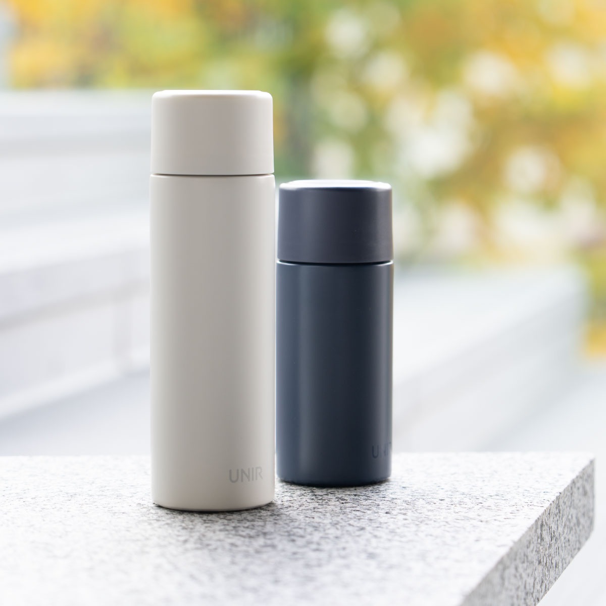 UNIR (ユニール) 洗いやすい シームレスボトル パッキン一体型 700ml ヘーゼルナッツ ASLB-700HN