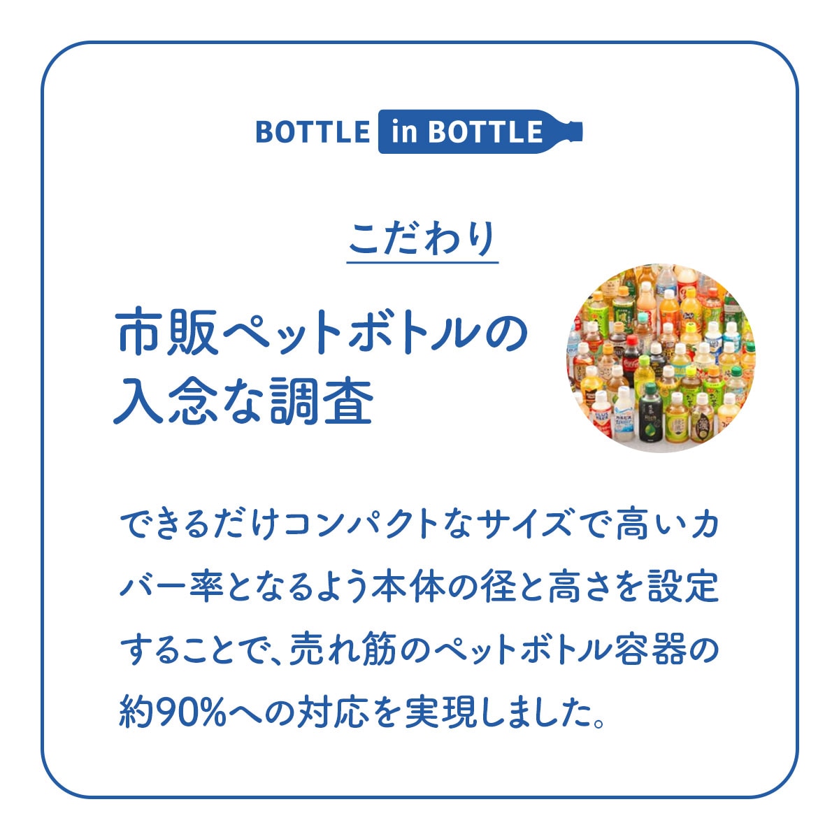 BOTTLE in BOTTLE（ボトルインボトル）ペットボトルホルダー 大容量 Lタイプ 持ち手付き スペーサー付き シルバー ABIB-LSVSP