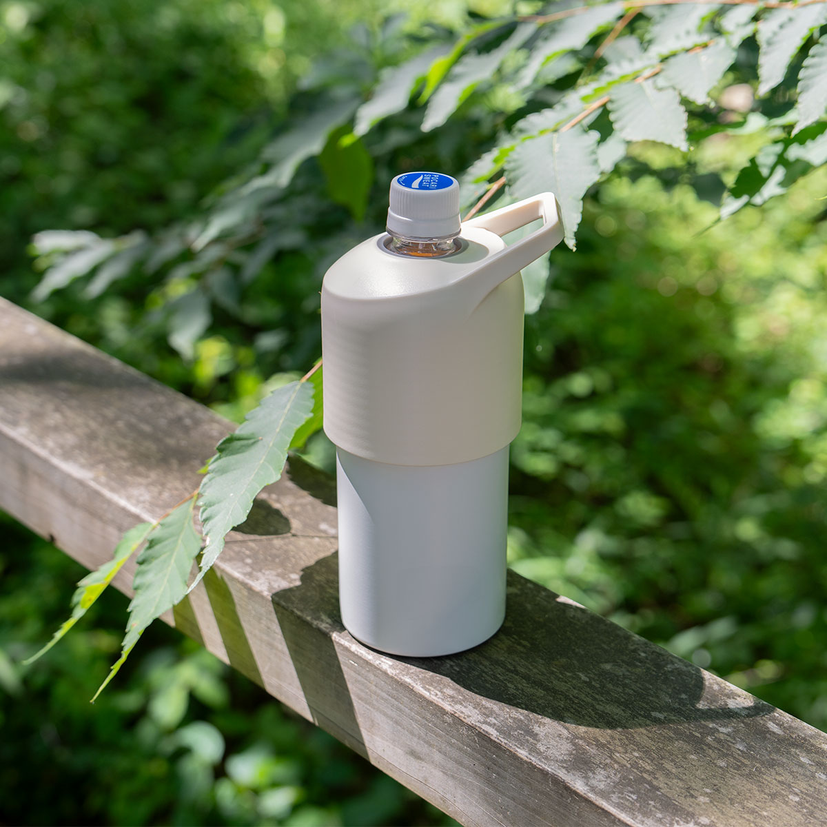 ケース販売 BOTTLE in BOTTLE（ボトルインボトル）ペットボトルホルダー Cタイプ 持ち手付き シルバー ABIB-CSV12P 24個入り