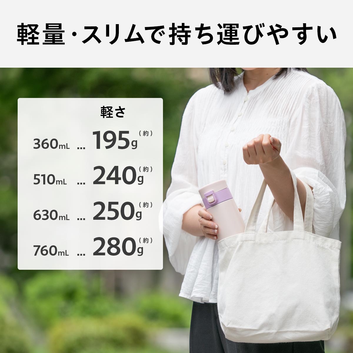 SWITCHMUG（スイッチマグ）軽量ハンドル付きワンタッチボトル スポーツドリンク対応 360ｍL 510mL 630mL 760mL AWHシリーズ