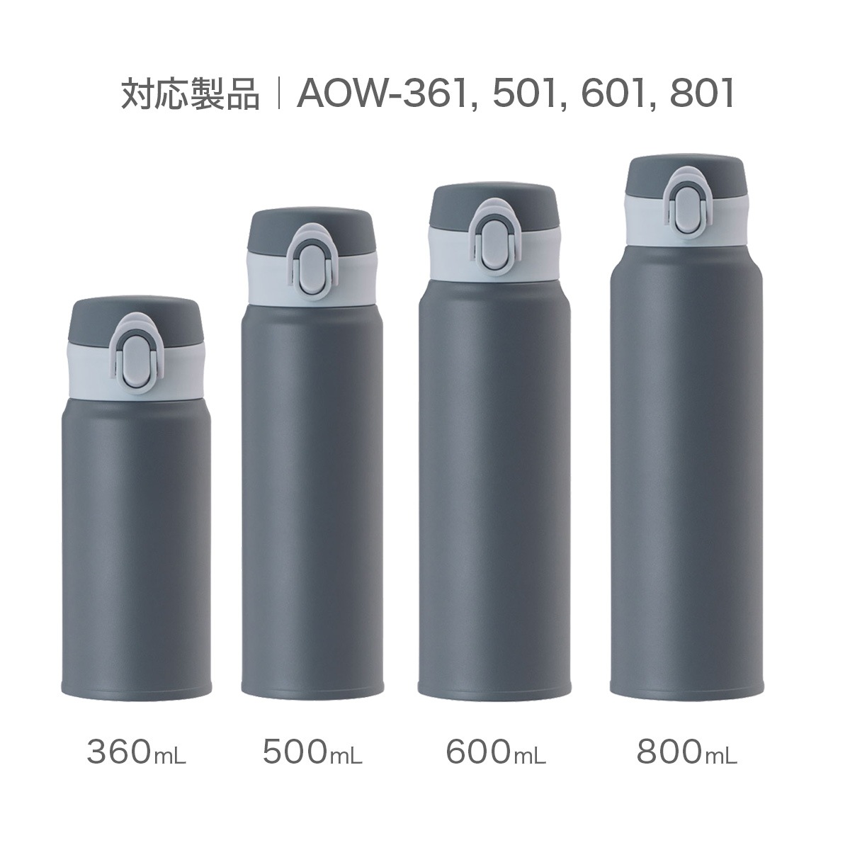 分解して洗える 軽量ワンタッチボトル AOW用 せんユニット ブルー