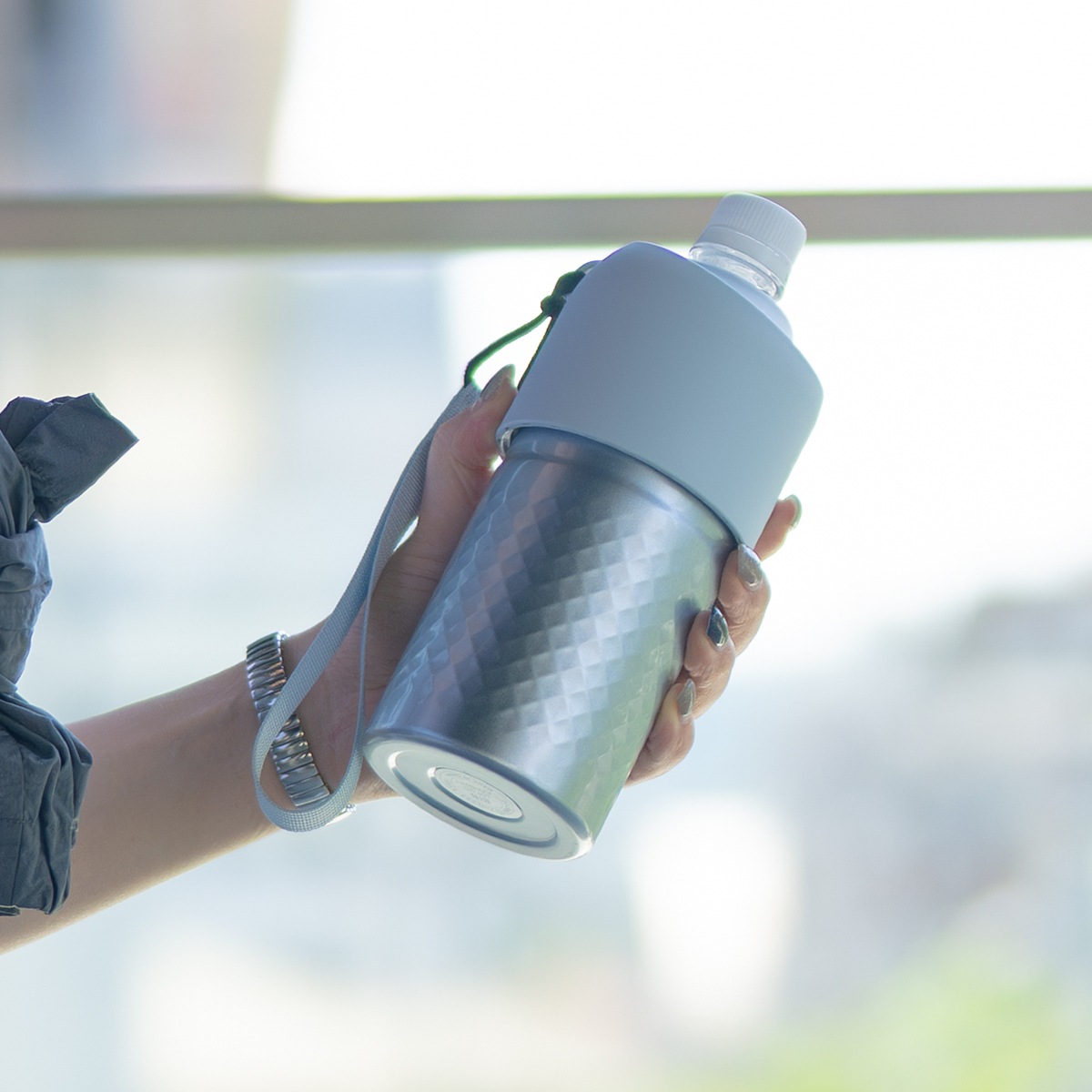 BOTTLE in BOTTLE（ボトルインボトル） ペットボトルホルダー ANタイプ ストラップ付き ABIB-ANシリーズ