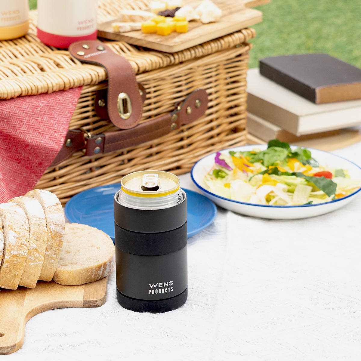 缶ホルダー タンブラー 350ml缶用 2wayタイプ 洗いやすい 真空断熱 保冷 アウトドア WENS PRODUCTS ACH-350