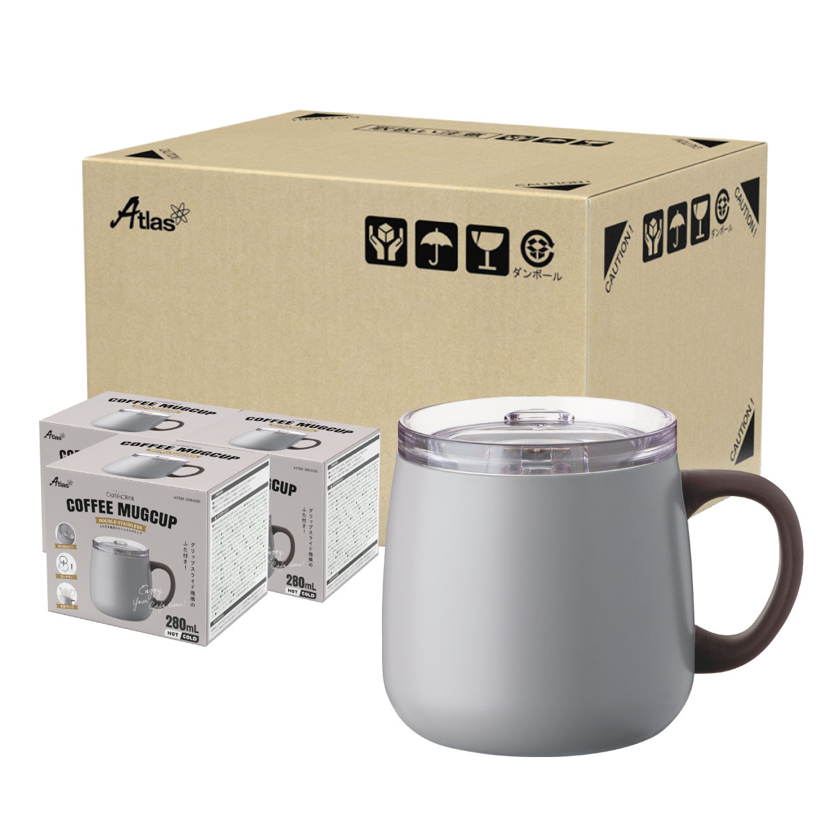 まとめ買い 24個セット CafeLink（カフェリンク）スライドふた