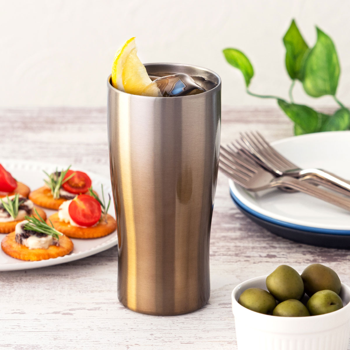 Sinqs（シンクス）なめらか飲み口 グラデーションタンブラー 430ml